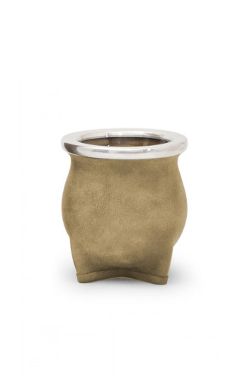 MATE DE CERÁMICA CHICO DELTA - BEIGE ENGRASADO