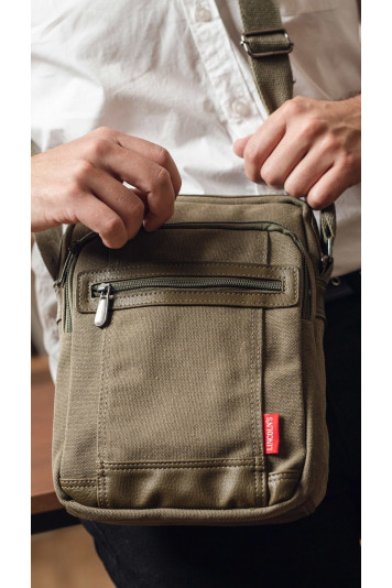 MORRAL MONTE MERU - CANVAS VERDE MILITAR