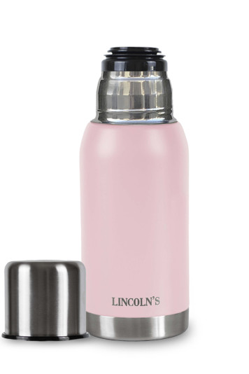 TERMO 750 ml CERBERUS - ROSA PASTEL_