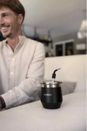 MATE TUNEZ ACERO INOXIDABLE - NEGRO
